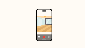 スマートフォンで動画撮影